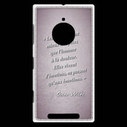 Coque Nokia Lumia 830 Femmes émotions Rose Citation Oscar Wilde