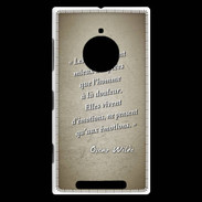 Coque Nokia Lumia 830 Femmes émotions Sepia Citation Oscar Wilde