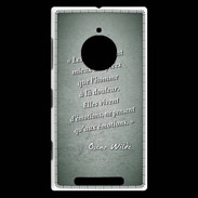 Coque Nokia Lumia 830 Femmes émotions Vert Citation Oscar Wilde