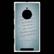 Coque Nokia Lumia 830 Femmes émotions Turquoise Citation Oscar Wilde