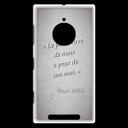 Coque Nokia Lumia 830 Brave Gris Citation Oscar Wilde