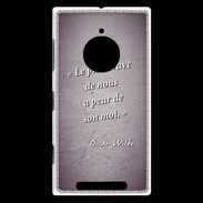 Coque Nokia Lumia 830 Brave Violet Citation Oscar Wilde