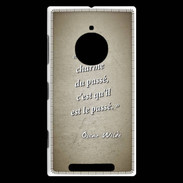 Coque Nokia Lumia 830 Charme passé Sepia Citation Oscar Wilde