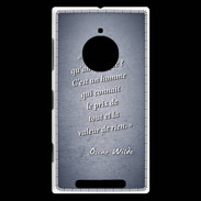 Coque Nokia Lumia 830 Cynique Bleu Citation Oscar Wilde