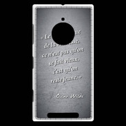 Coque Nokia Lumia 830 Dramatique vieillesse Noir Citation Oscar Wilde