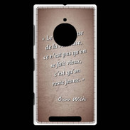 Coque Nokia Lumia 830 Dramatique vieillesse Rouge Citation Oscar Wilde