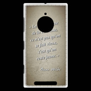 Coque Nokia Lumia 830 Dramatique vieillesse Sepia Citation Oscar Wilde