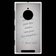 Coque Nokia Lumia 830 Femmes comprises Gris Citation Oscar Wilde