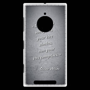Coque Nokia Lumia 830 Femmes comprises Noir Citation Oscar Wilde