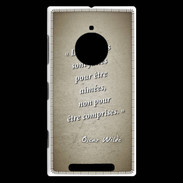 Coque Nokia Lumia 830 Femmes comprises Sepia Citation Oscar Wilde