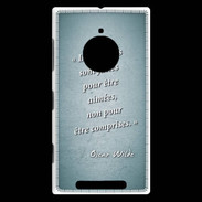 Coque Nokia Lumia 830 Femmes comprises Turquoise Citation Oscar Wilde