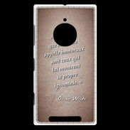 Coque Nokia Lumia 830 Les livres Rouge Citation Oscar Wilde