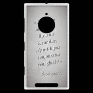 Coque Nokia Lumia 830 Maison coeur Gris Citation Oscar Wilde