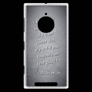 Coque Nokia Lumia 830 Maison coeur Noir Citation Oscar Wilde