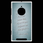 Coque Nokia Lumia 830 Maison coeur Turquoise Citation Oscar Wilde