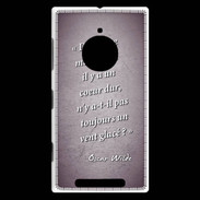 Coque Nokia Lumia 830 Maison coeur Violet Citation Oscar Wilde