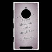 Coque Nokia Lumia 830 La conversation Rose Citation Oscar Wilde