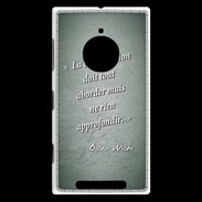 Coque Nokia Lumia 830 La conversation Vert Citation Oscar Wilde