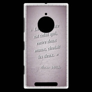 Coque Nokia Lumia 830 Pessimiste Rose Citation Oscar Wilde