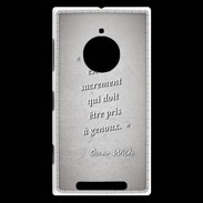 Coque Nokia Lumia 830 Sacrement amour Gris Citation Oscar Wilde