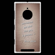 Coque Nokia Lumia 830 Sacrement amour Rouge Citation Oscar Wilde