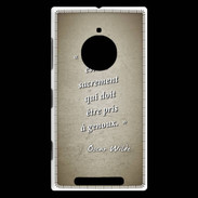Coque Nokia Lumia 830 Sacrement amour Sepia Citation Oscar Wilde