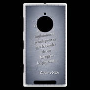 Coque Nokia Lumia 830 Sagesse rêves Bleu Citation Oscar Wilde