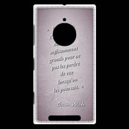 Coque Nokia Lumia 830 Sagesse rêves Rose Citation Oscar Wilde