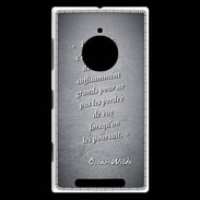 Coque Nokia Lumia 830 Sagesse rêves Noir Citation Oscar Wilde
