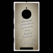 Coque Nokia Lumia 830 Sagesse rêves Sepia Citation Oscar Wilde