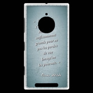 Coque Nokia Lumia 830 Sagesse rêves Turquoise Citation Oscar Wilde