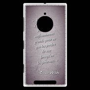 Coque Nokia Lumia 830 Sagesse rêves Violet Citation Oscar Wilde
