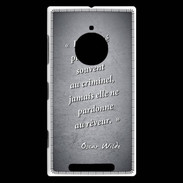 Coque Nokia Lumia 830 Société rêveur Noir Citation Oscar Wilde