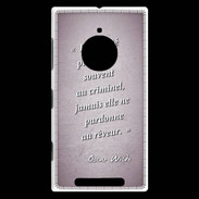 Coque Nokia Lumia 830 Société rêveur Rose Citation Oscar Wilde