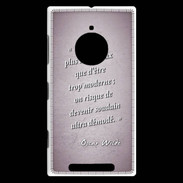 Coque Nokia Lumia 830 Trop moderne Rose Citation Oscar Wilde