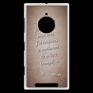 Coque Nokia Lumia 830 Avis gens Rouge Citation Oscar Wilde