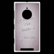 Coque Nokia Lumia 830 Définir Rose Citation Oscar Wilde