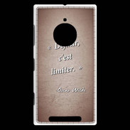 Coque Nokia Lumia 830 Définir Rouge Citation Oscar Wilde