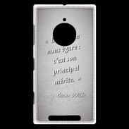 Coque Nokia Lumia 830 Emotion égarée Gris Citation Oscar Wilde
