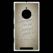 Coque Nokia Lumia 830 Emotion égarée Sepia Citation Oscar Wilde