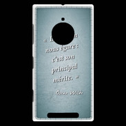 Coque Nokia Lumia 830 Emotion égarée Turquoise Citation Oscar Wilde