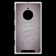 Coque Nokia Lumia 830 Emotion égarée Violet Citation Oscar Wilde
