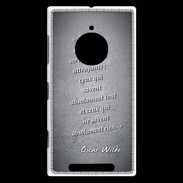 Coque Nokia Lumia 830 Gens attrayants Noir Citation Oscar Wilde