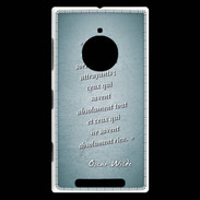 Coque Nokia Lumia 830 Gens attrayants Turquoise Citation Oscar Wilde