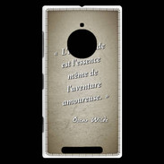 Coque Nokia Lumia 830 Incertitude Sepia Citation Oscar Wilde