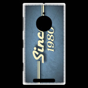 Coque Nokia Lumia 830 Since 1980 Bleu