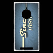 Coque Nokia Lumia 830 Since 1989 Bleu