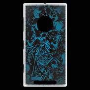 Coque Nokia Lumia 830 Skull and bones Bleu