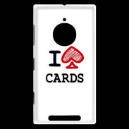 Coque Nokia Lumia 830 I love Cards spade