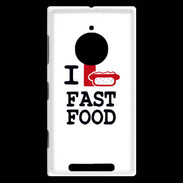 Coque Nokia Lumia 830 I love Fast Food